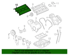 Прокладка клапанной крышки BUICK 90502291