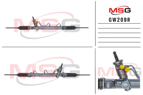 Рулевая рейка MSG REBUILDING GW209R