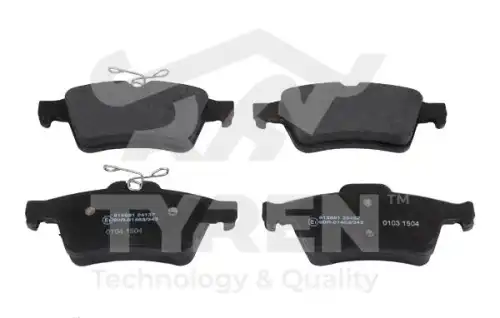 Тормозные колодки дисковые TYREN TYR1213531
