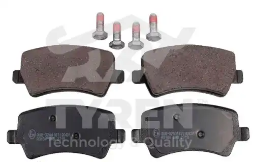 Тормозные колодки дисковые TYREN TYR1213621