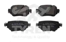 Тормозные колодки дисковые TYREN TYR1222361