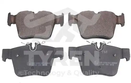 Тормозные колодки дисковые TYREN TYR1215801