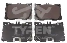 Тормозные колодки дисковые TYREN TYR1215791