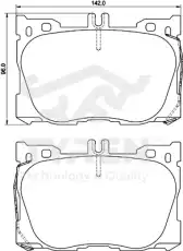 Тормозные колодки дисковые TYREN TYR1215791