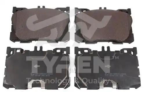 Тормозные колодки дисковые TYREN TYR1215791