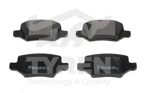 Тормозные колодки дисковые TYREN TYR1215401