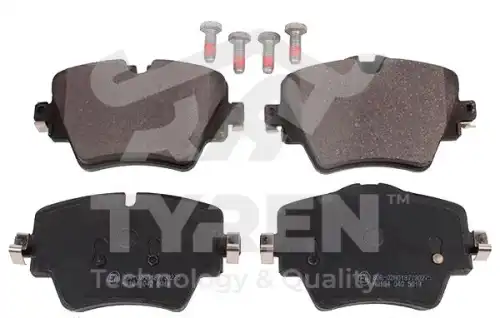 Тормозные колодки дисковые TYREN TYR1210951