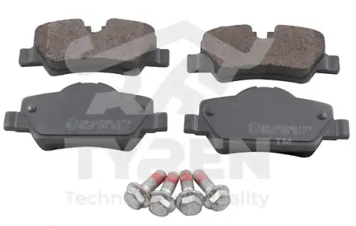 Тормозные колодки дисковые TYREN TYR1210981