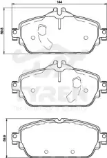 Тормозные колодки дисковые TYREN TYR1215691