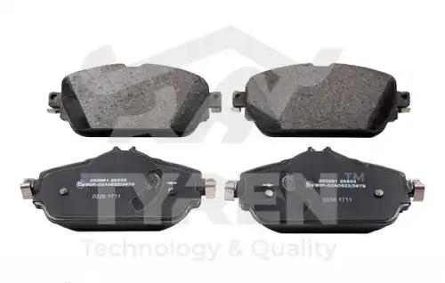 Тормозные колодки дисковые TYREN TYR1215691