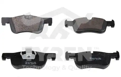 Тормозные колодки дисковые TYREN TYR1210861