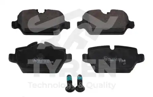 Тормозные колодки дисковые TYREN TYR1210621