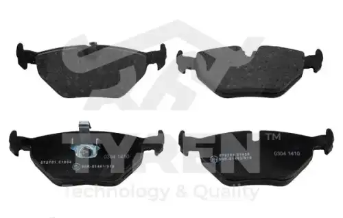 Тормозные колодки дисковые TYREN TYR1210561