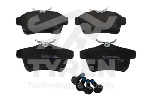 Тормозные колодки дисковые TYREN TYR1217501