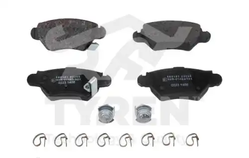 Тормозные колодки дисковые TYREN TYR1216791