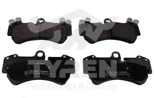 Тормозные колодки дисковые TYREN TYR1219721