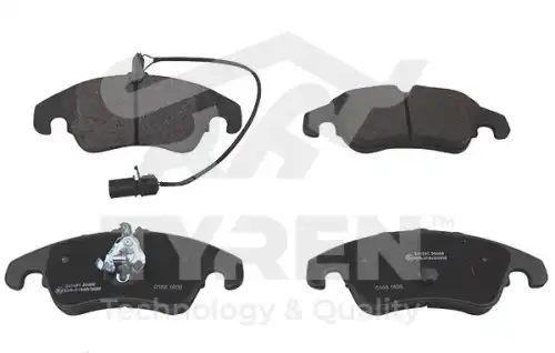 Тормозные колодки дисковые TYREN TYR1222271