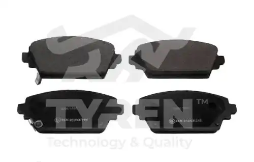 Тормозные колодки дисковые TYREN TYR1214041