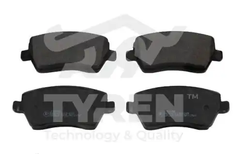 Тормозные колодки дисковые TYREN TYR1212121