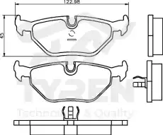 Тормозные колодки дисковые TYREN TYR1210411