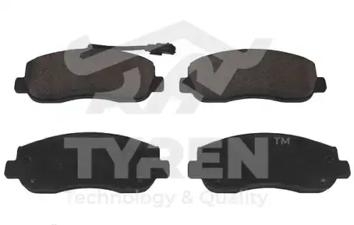 Тормозные колодки дисковые TYREN TYR1217941