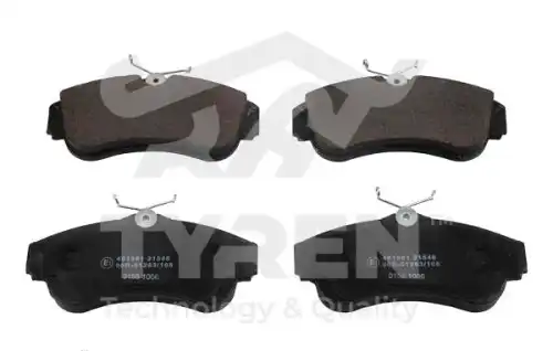 Тормозные колодки дисковые TYREN TYR1211851