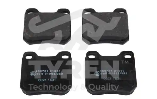 Тормозные колодки дисковые TYREN TYR1216661