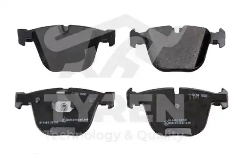 Тормозные колодки дисковые TYREN TYR1210661