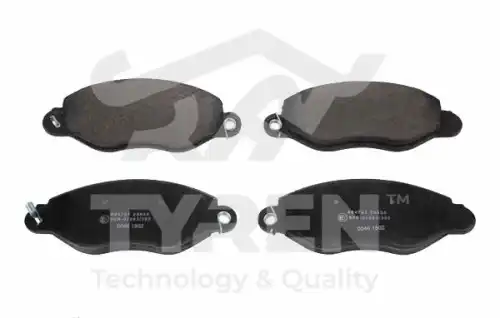 Тормозные колодки дисковые TYREN TYR1213491