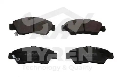 Тормозные колодки дисковые TYREN TYR1214001