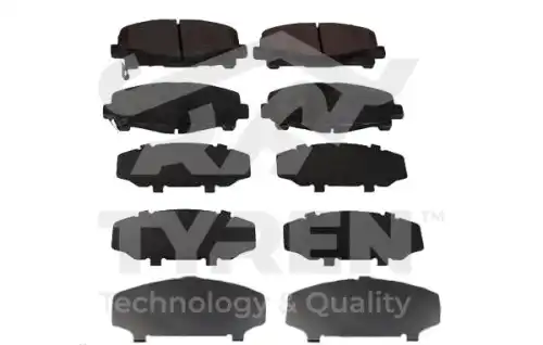 Тормозные колодки дисковые TYREN TYR1214141
