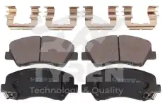 Тормозные колодки дисковые TYREN TYR1216551