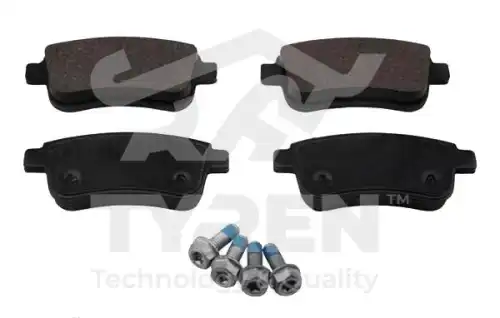Тормозные колодки дисковые TYREN TYR1217911