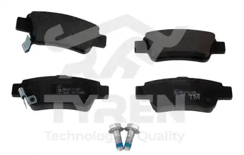 Тормозные колодки дисковые TYREN TYR1214131