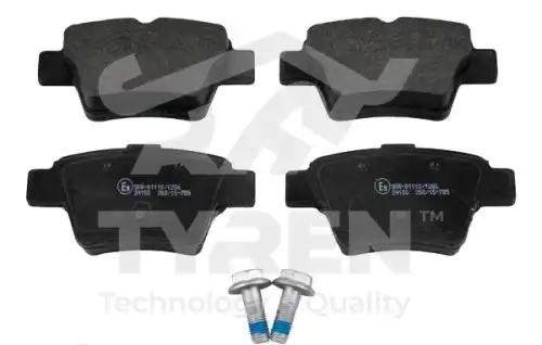 Тормозные колодки дисковые TYREN TYR1211501