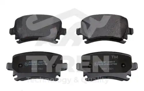Тормозные колодки дисковые TYREN TYR1219751