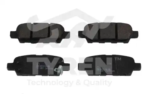 Тормозные колодки дисковые TYREN TYR1212111