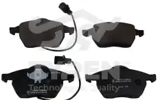 Тормозные колодки дисковые TYREN TYR1219351