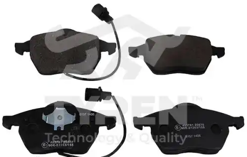Тормозные колодки дисковые TYREN TYR1219351