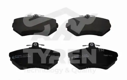 Тормозные колодки дисковые TYREN TYR1219451