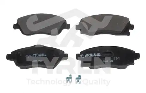 Тормозные колодки дисковые TYREN TYR1216841