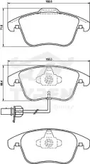 Тормозные колодки дисковые TYREN TYR1219931