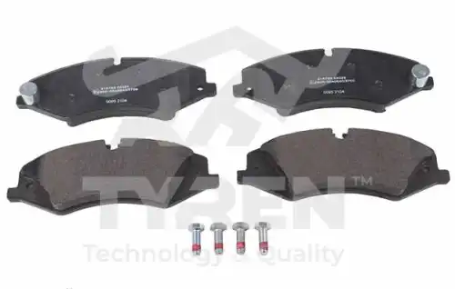 Тормозные колодки дисковые TYREN TYR1218261