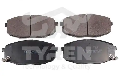 Тормозные колодки дисковые TYREN TYR1216401