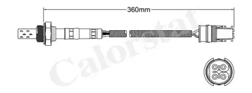 лямбда-зонд BMW LS140480 VERNET