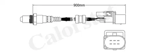 лямбда-зонд Volv LS150079 VERNET