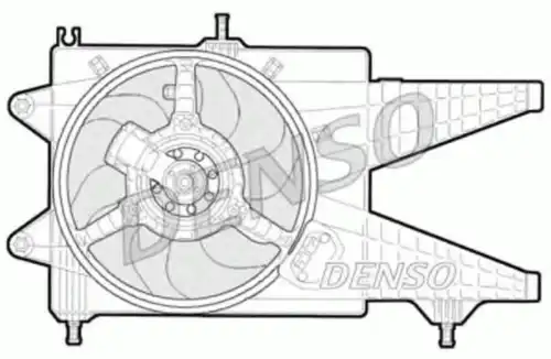 Вентилятор радиатора DER09041 DENSO