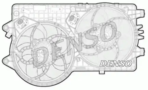 Вентилятор радиатора DER09093 DENSO