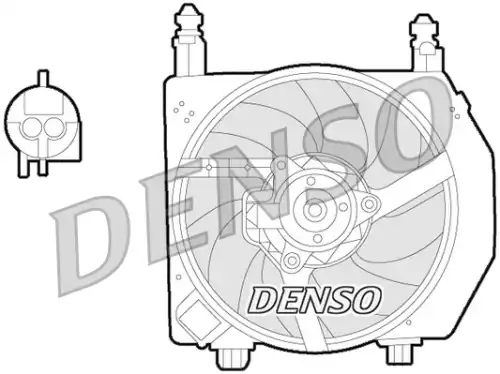Вентилятор радиатора DER10006 DENSO