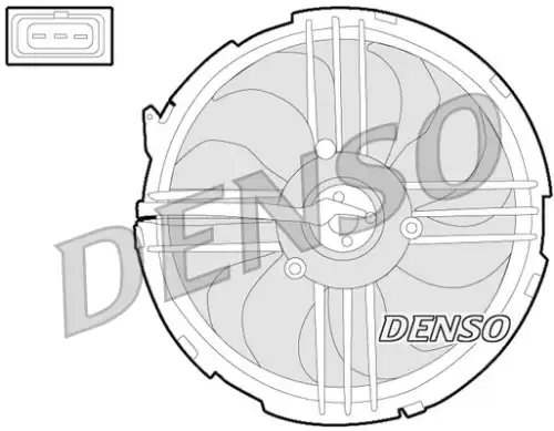 Вентилятор радиатора DER32009 DENSO